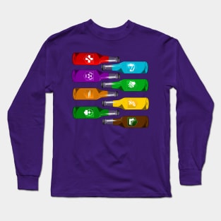 Zombie Perks Take Your Pick on Purple Long Sleeve T-Shirt